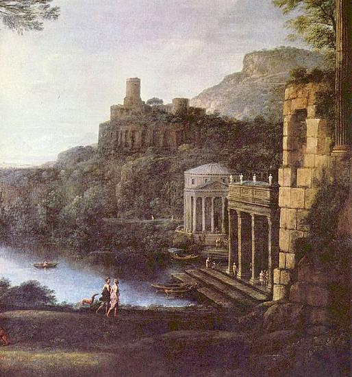 Claude Lorrain Landschaft mit der Nymphe Egeria und Konig Numa